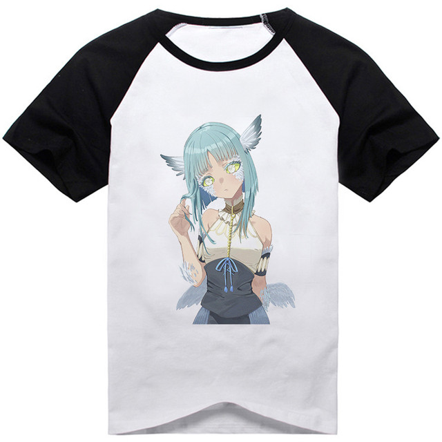 Somali e o espírito da floresta anime camiseta de manga curta o